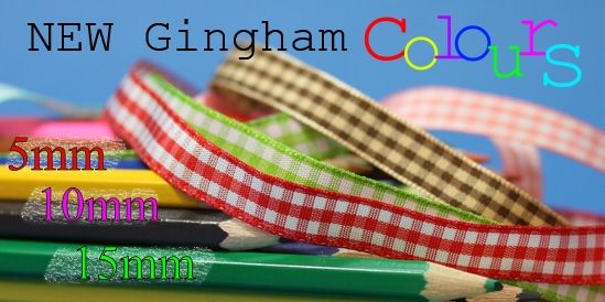 gingham ribbons